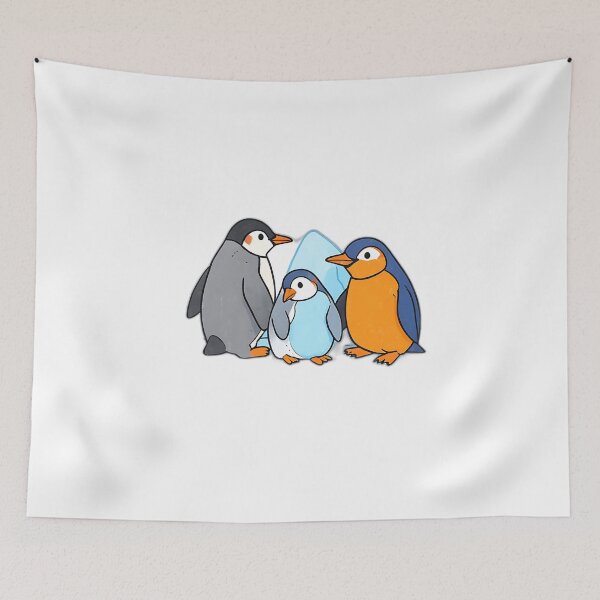 Item preview, Penguin Family on Ice Floe designed and sold by sharon1210.