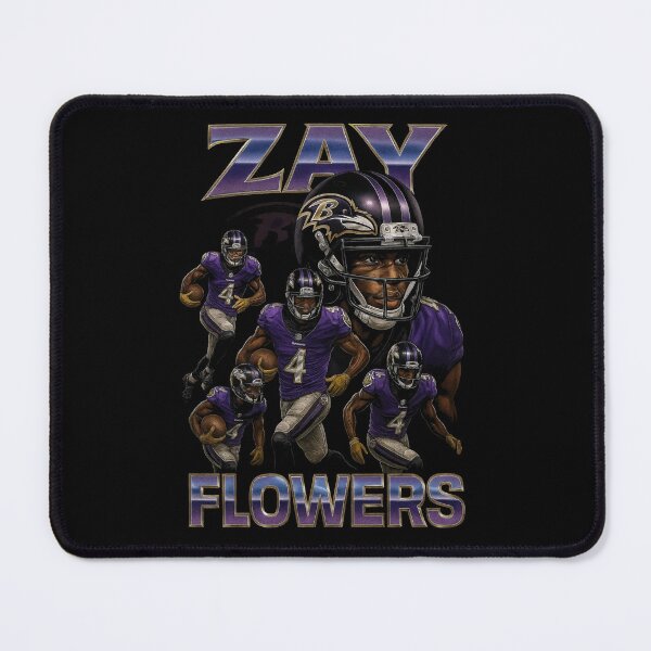 Item preview, Zay Flowers Baltimore Football Design designed and sold by TheArtOfCar.