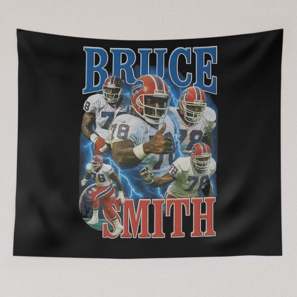 Item preview, Bruce Smith Buffalo Football Design designed and sold by TheArtOfCar.