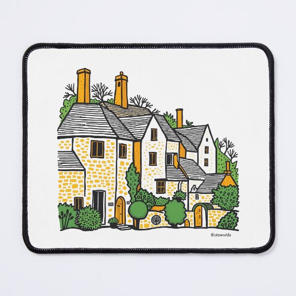 Item preview, Cotswolds Village in Earthy Tones designed and sold by sharon1210.