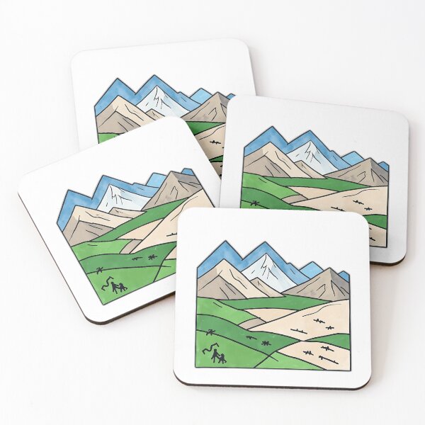 Item preview, Abstract Iranian Mountain Landscape designed and sold by sharon1210.