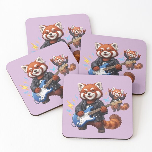Item preview, Rock Panda Playing Electric Guitar designed and sold by Vellaro.