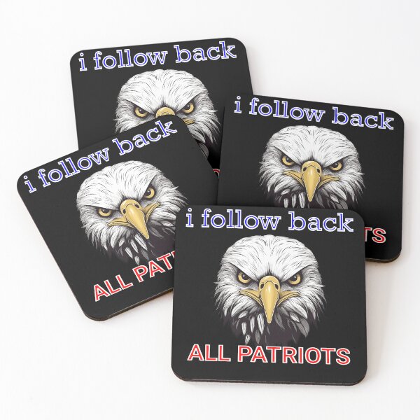 Item preview, Follow Back All Patriots  america designed and sold by  MOHAMED.