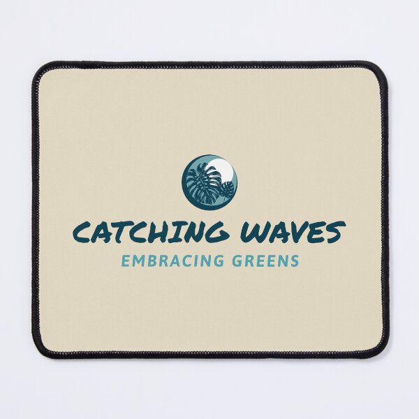 Item preview, Catching Waves Embracing Greens Graphic designed and sold by Bold & Brewed.