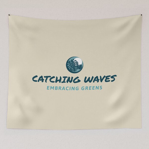 Item preview, Catching Waves Embracing Greens Graphic designed and sold by Bold & Brewed.