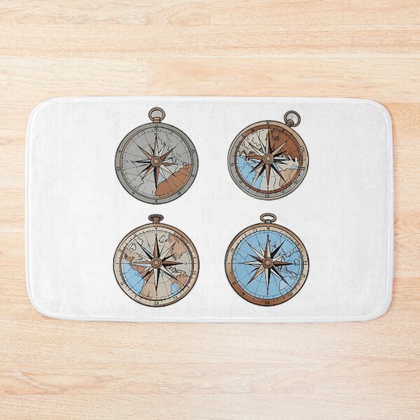 Item preview, Colorful Navigational Compass Illustrations designed and sold by sharon1210.