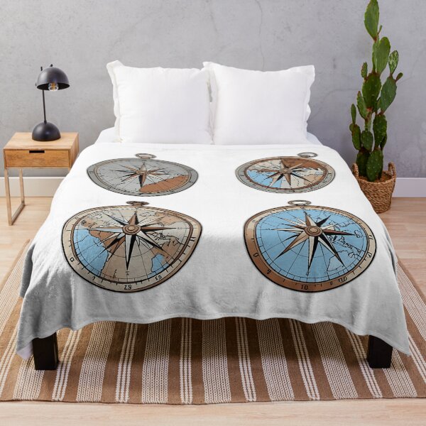 Item preview, Colorful Navigational Compass Illustrations designed and sold by sharon1210.