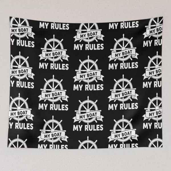 Item preview, Mi Barco, Mis Reglas | Mi Arte Único designed and sold by FreeArt2.