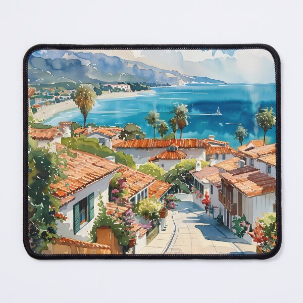 Item preview, Sunlit Coastal Road in Santa Barbara designed and sold by daila70.