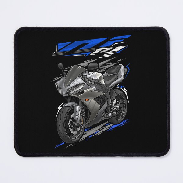 Item preview, Yamaha YZF R1 2004 (Liquid Silver & Cerulean Silver) for Motorcycle Riders designed and sold by MotoApparelHub.