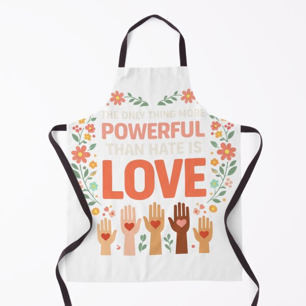 Item preview, Love Over Hate Quote – Kindness Unity Diversity Inspirational Floral Design designed and sold by YK SHOP.