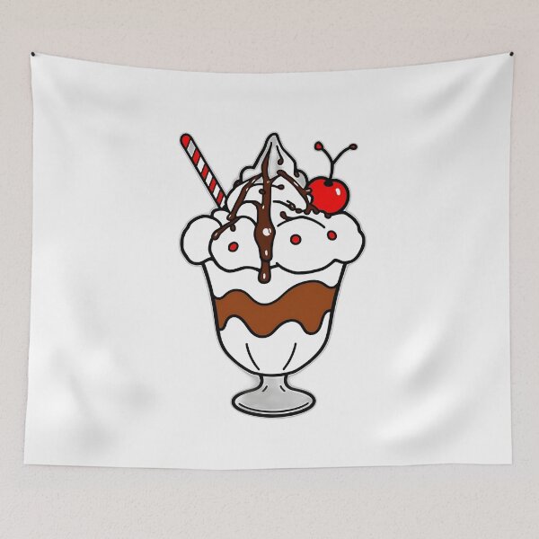 Item preview, Ice Cream Sundae Illustration designed and sold by sharon1210.