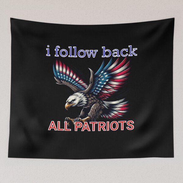 Item preview, I Follow Back All Patriots designed and sold by Evaevonechi.