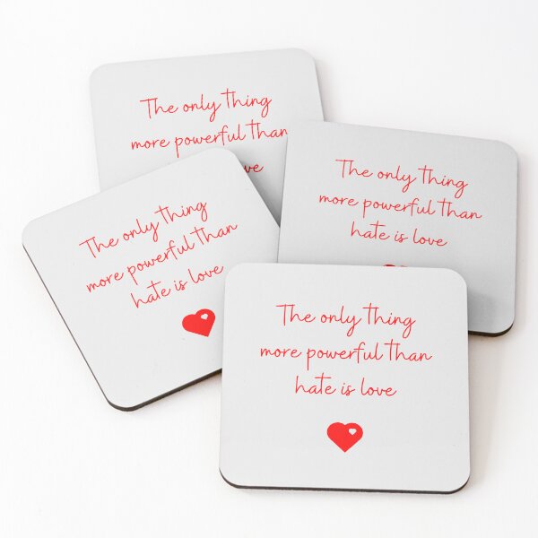 Item preview, The Only Thing More Powerful Than Hate is Love, perfect idea designed and sold by faridman.