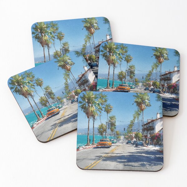 Item preview, Palm Lined Street of Santa Barbara designed and sold by daila70.