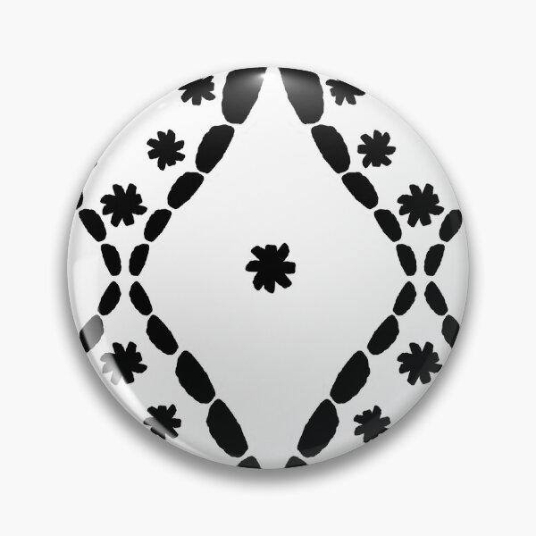 Item preview, Graphic ogee motif (black) designed and sold by ArtyFridgees.
