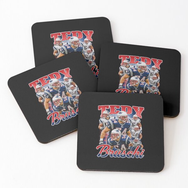 Item preview, Tedy Bruschi New England Retro Football Design designed and sold by TheArtOfCar.