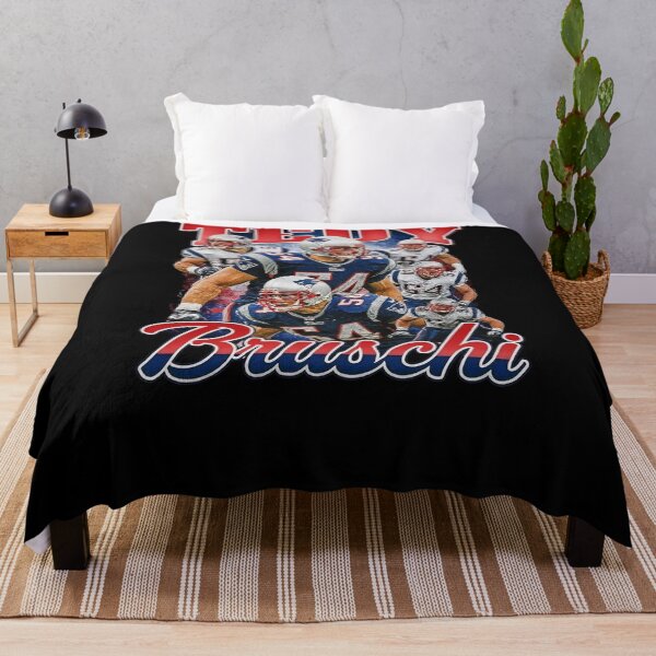 Item preview, Tedy Bruschi New England Retro Football Design designed and sold by TheArtOfCar.