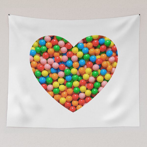 Item preview, Gumballs Candy Photo Heart designed and sold by patternsoup.