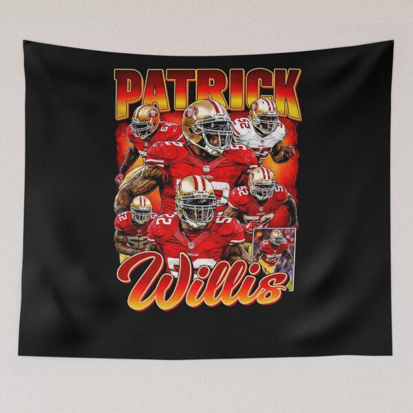 Item preview, Patrick Willis San Francisco Retro Football Design designed and sold by TheArtOfCar.