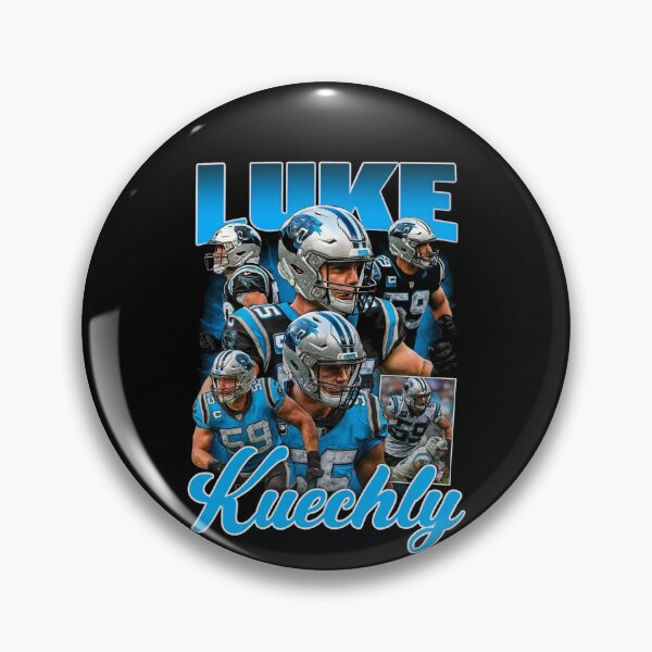 Item preview, Luke Kuechly Carolina Retro Football Design designed and sold by TheArtOfCar.