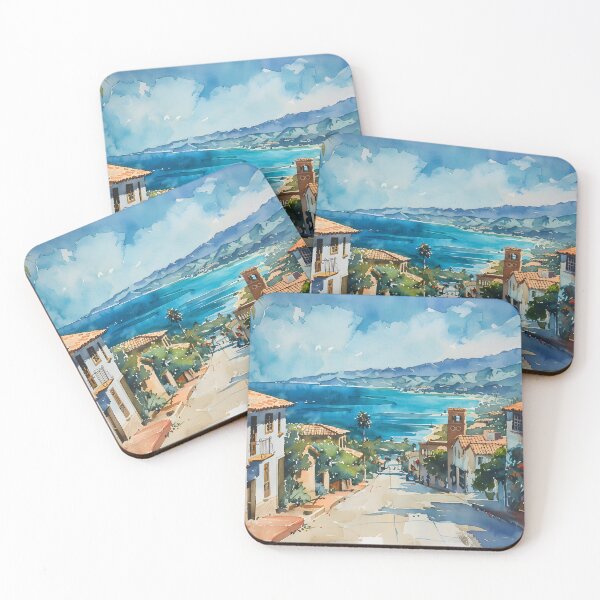 Item preview, Ocean View Street in Santa Barbara designed and sold by daila70.