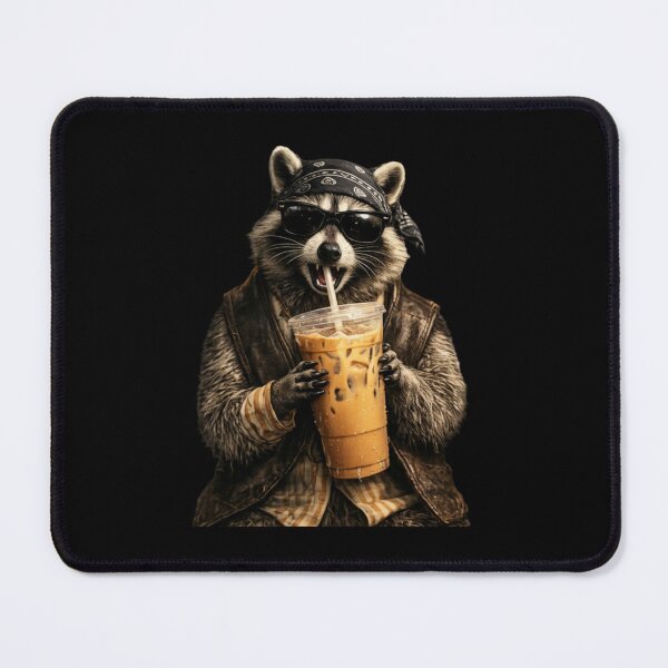 Item preview, Trash Panda Fuel: Iced Coffee and Chaos designed and sold by Evaevonechi.