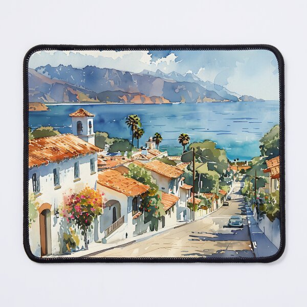 Item preview, California Street with Ocean View – Santa Barbara designed and sold by daila70.