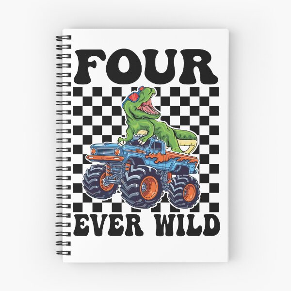 Item preview, 4th Birthday Monster Truck 4 Year Old Boys 4th Party designed and sold by Night Forest.