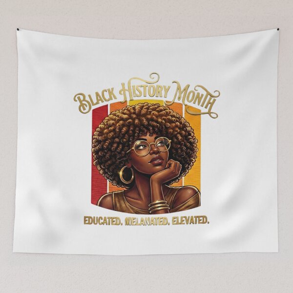 Item preview, Educated Melanated Elevated Black History tshirt designed and sold by JaaCreativeShop.