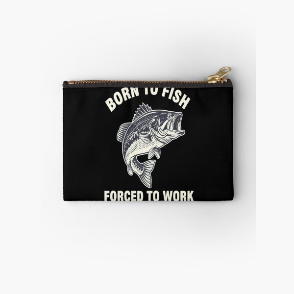 Item preview, Born to Fish Forced to Work designed and sold by FreeArt2.