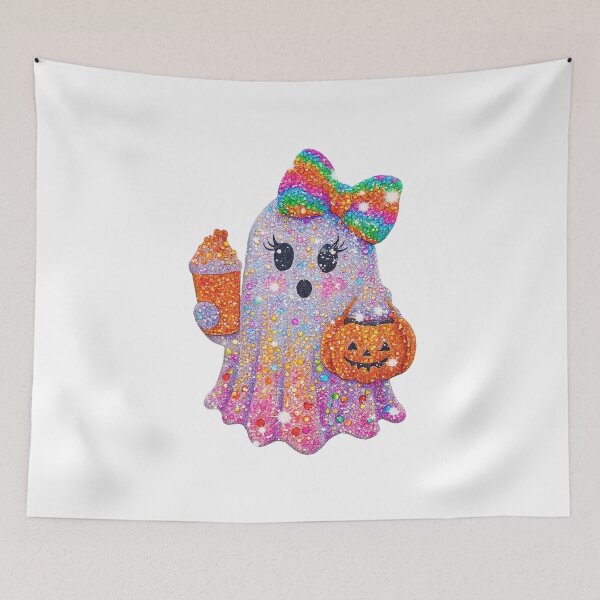 Item preview, Glitter Rhinestone Ghost designed and sold by FoggyBogs.