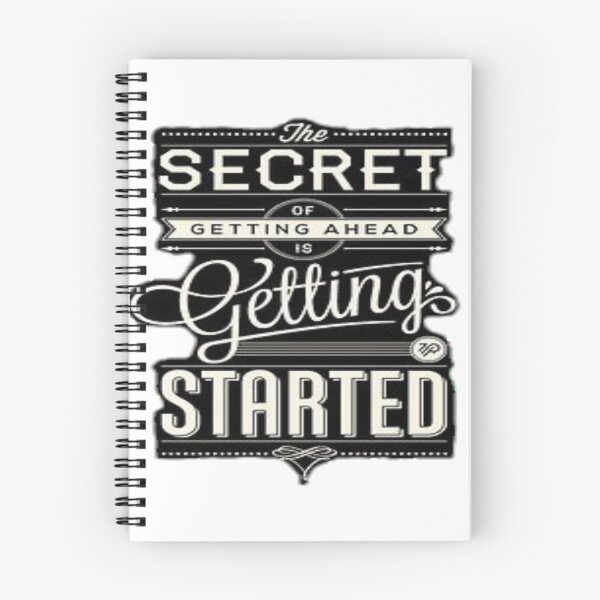 Item preview, The secret of getting ahead is getting started designed and sold by RespawnArt 95.