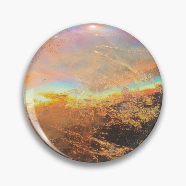 Item preview, Iridescent Crystal Stone with Golden Sunlight Reflection designed and sold by tgcww.