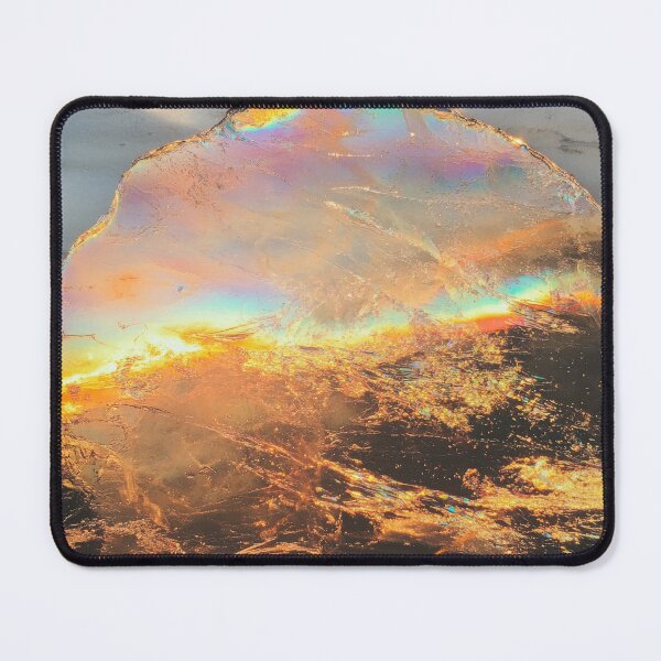 Item preview, Iridescent Crystal Stone with Golden Sunlight Reflection designed and sold by tgcww.
