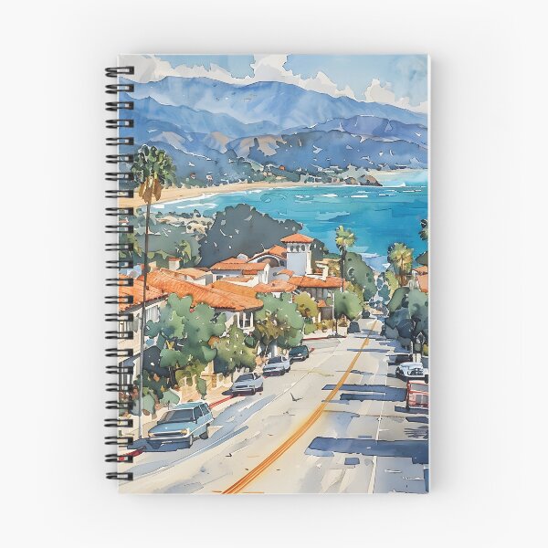Item preview, Charming Street Leading to Ocean – Santa Barbara designed and sold by daila70.