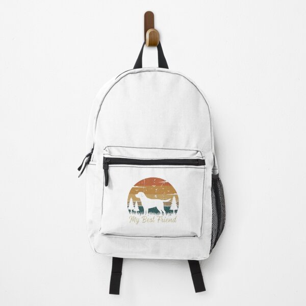 Item preview, My Best Friend Labrador Retro Sunset Vintage Distressed Silhouette designed and sold by chattsuede.