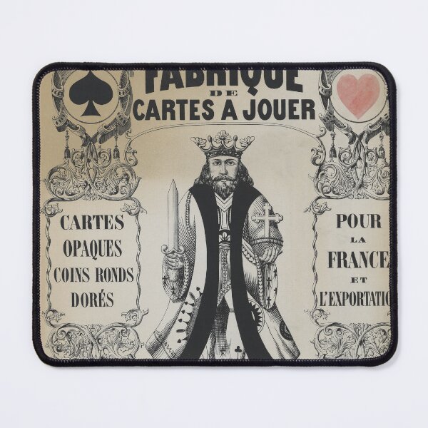 Item preview, Old French Playing Cards Advertisement Poster (1875) designed and sold by 19th Century in Color.