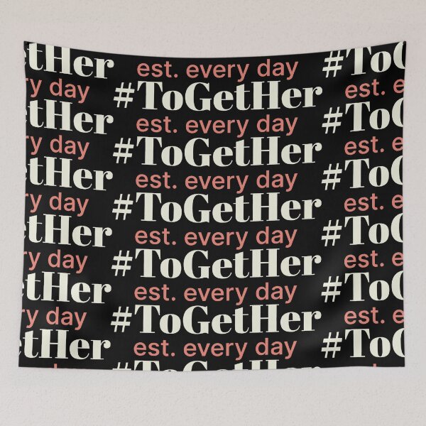 Item preview, Together Every Day Valentine's Day Relationship Goals Design designed and sold by SplashTastic.