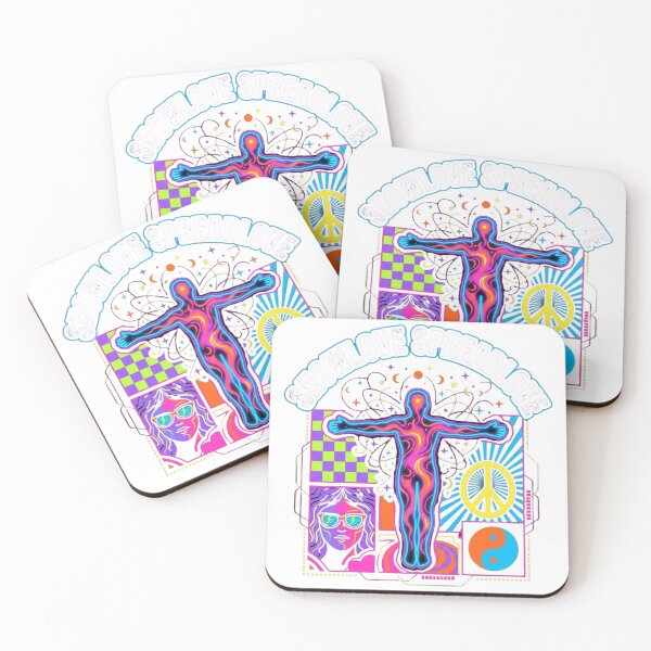 Item preview, Retro Psychedelic Show Love Spread Love Neon Rave Aesthetic designed and sold by chattsuede.