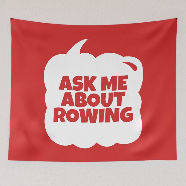 Item preview, Ask Me About Rowing Funny Rower  designed and sold by MaryAller.