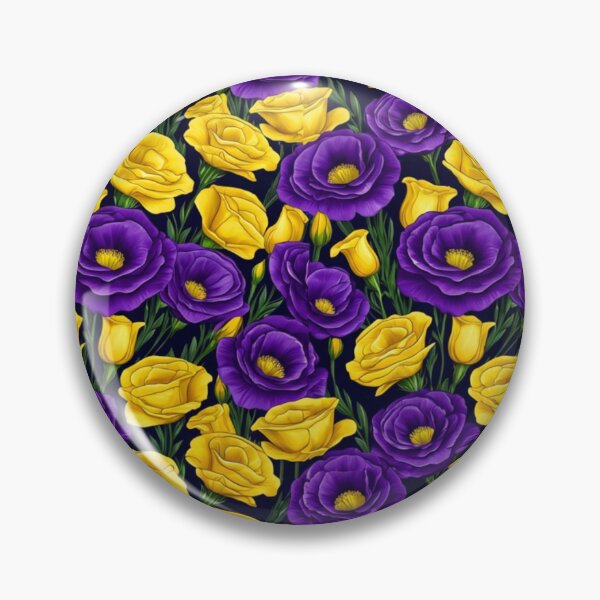 Item preview, Purple and Yellow Lisianthus Flowers Spring Love designed and sold by Ciervo Primavera.