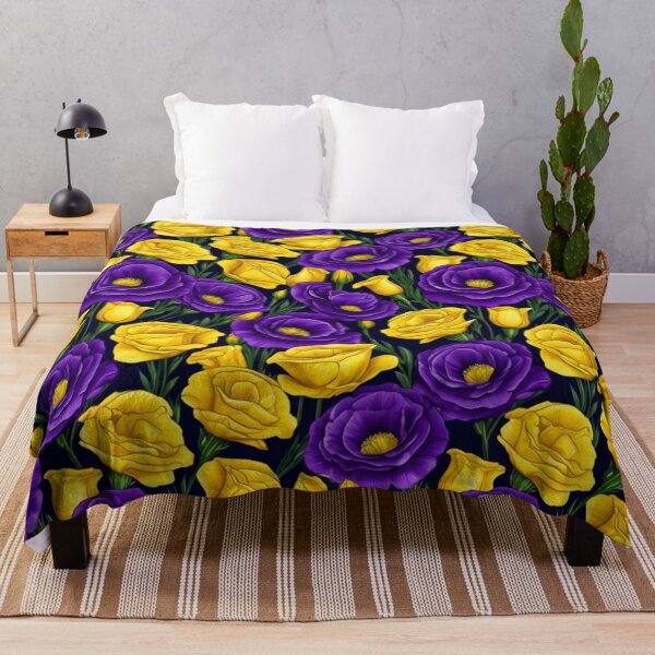 Item preview, Purple and Yellow Lisianthus Flowers Spring Love designed and sold by Ciervo Primavera.