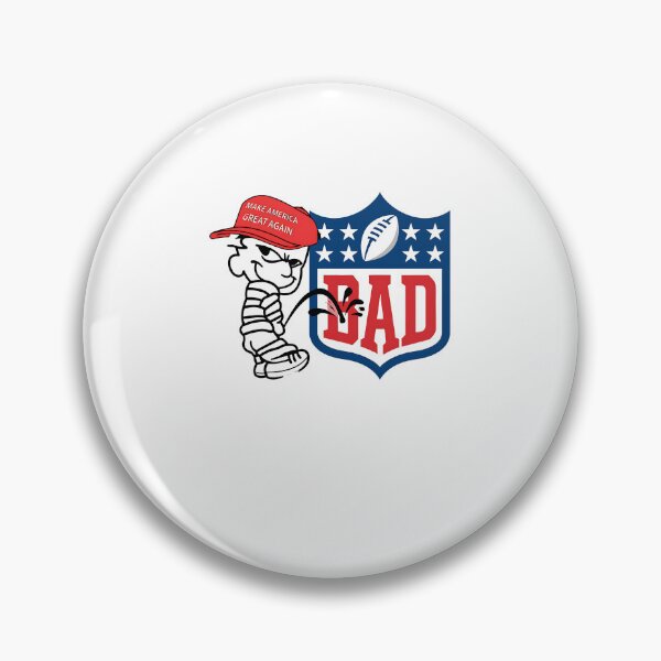 Item preview, MAGA Calvin Peeing on logo  BAD Shield designed and sold by Evaevonechi.