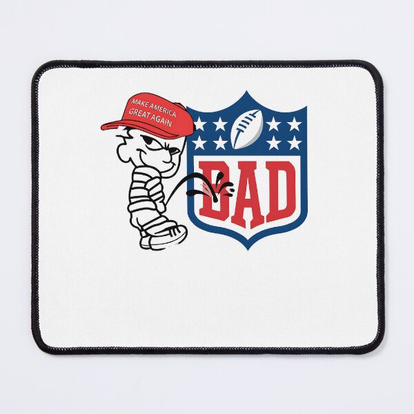 Item preview, MAGA Calvin Peeing on logo  BAD Shield designed and sold by Evaevonechi.