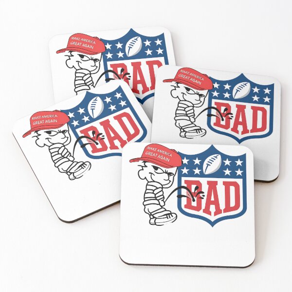Item preview, MAGA Calvin Peeing on logo  BAD Shield designed and sold by Evaevonechi.