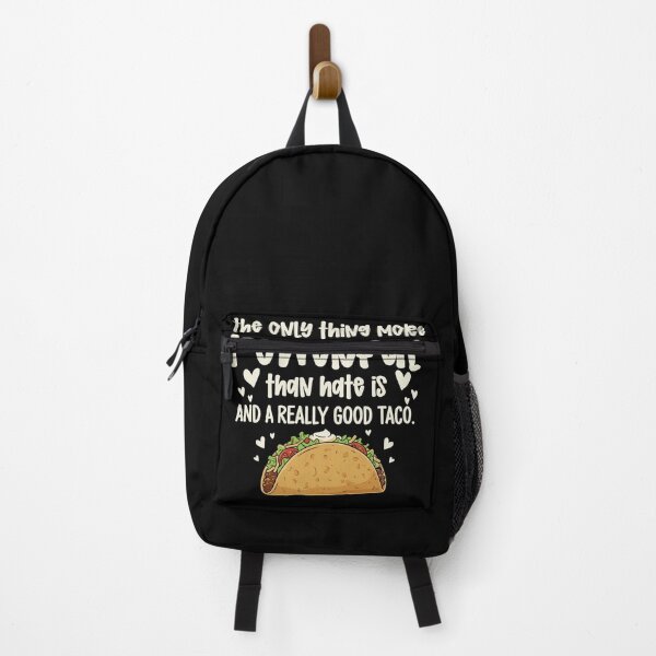 Item preview, More Powerful Than Hate" Funny Taco Graphic designed and sold by MOHAMED.