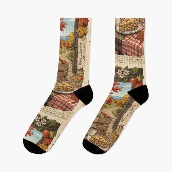 Item preview, Barn cat sleeps among apples during autumn NovaScotia designed and sold by CoffeeinBloom.