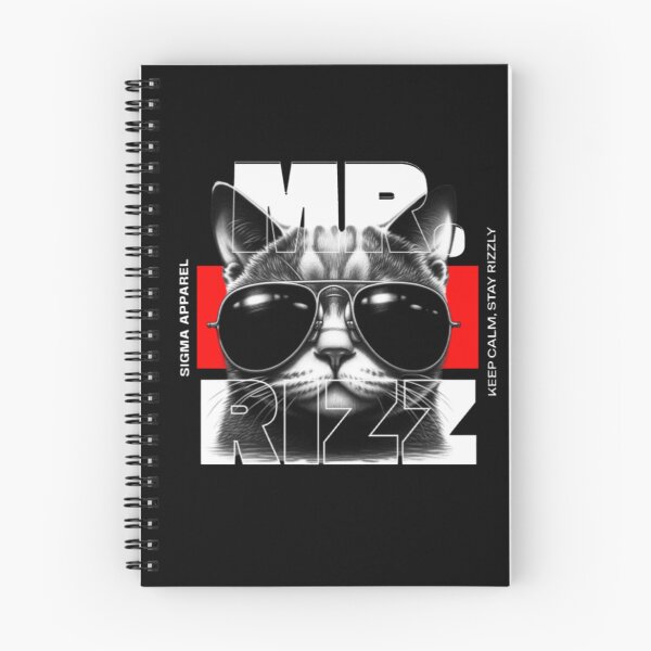 Item preview, MR. RIZZ Cat Shirt | Sigma Rizz Funny Cat  Graphic Tee | Cool Cat Streetwear T-Shirt | Black White Red Statement Shirt designed and sold by InPrintedWord.