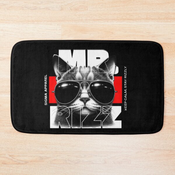 Item preview, MR. RIZZ Cat Shirt | Sigma Rizz Funny Cat  Graphic Tee | Cool Cat Streetwear T-Shirt | Black White Red Statement Shirt designed and sold by InPrintedWord.